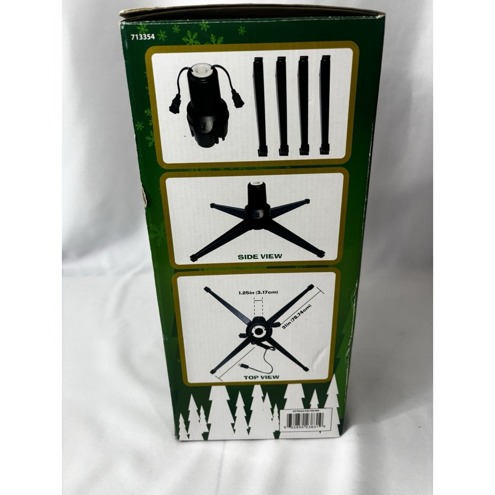Rotating Christmas Tree Stand 360 Degree Revolving National Tree Company - Picture 4 of 9